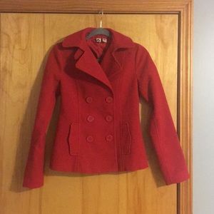 Red Pea Coat
